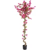 Beliani Dirbtinis augalas BOUGAINILLEA TREE 180 cm rožinis
