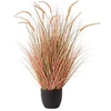Beliani Dirbtinis augalas BRISTLEGRASS 120 cm oranžinis