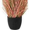 Beliani Dirbtinis augalas BRISTLEGRASS 120 cm oranžinis