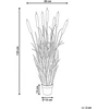 Beliani Dirbtinis augalas BULRUSH 135 cm žalias