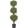 Beliani Dirbtinis augalas BUXUS BALL TREE 120 cm Žalias