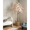 Beliani Dirbtinis augalas CHERRY TREE 190 cm rožinis