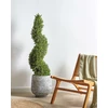Beliani Dirbtinis augalas CYPRESS SPIRAL TREE 126 cm žalias