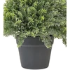 Beliani Dirbtinis augalas CYPRESS SPIRAL TREE 126 cm žalias
