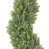 Beliani Dirbtinis augalas CYPRESS SPIRAL TREE 126 cm žalias