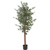 Beliani Dirbtinis augalas FICUS 167 cm žalias