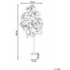 Beliani Dirbtinis augalas FICUS TREE 160 cm žalias