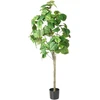 Beliani Dirbtinis augalas FICUS TREE 160 cm žalias