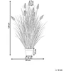 Beliani Dirbtinis augalas LAVENDARIUM 120 cm purpurinis