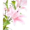 Beliani Dirbtinis augalas LILIARIUM 85 cm rožinis