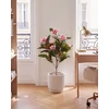 Beliani Dirbtinis augalas MAGNOLIA TREE 90 cm raudonas