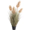 Beliani Dirbtinis augalas MISCANTHUS GRASS 120 cm rudas