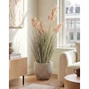 Beliani Dirbtinis augalas MISCANTHUS GRASS 120 cm rudas
