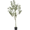 Beliani Dirbtinis augalas OLIVE TREE 153 cm žalias