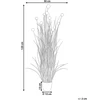 Beliani Dirbtinis augalas POMPOM GRASS 120 cm žalias