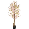 Beliani Dirbtinis augalas SAKURA 150 cm rožinis