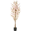 Beliani Dirbtinis augalas SAKURA 185 cm Rožinis
