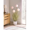 Beliani Dirbtinis augalas SNOWBALL BUSH 120 cm rožinis