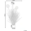 Beliani Dirbtinis augalas SNOWBALL BUSH 120 cm rožinis