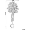 Beliani Dirbtinis augalas UMBRELLA TREE 175 cm Žalias
