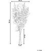 Beliani Dirbtinių gėlių puokštė ARGALO 80 cm spalvinga