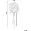 Beliani Dirbtinių gėlių puokštė LAPAS 55 cm Balta