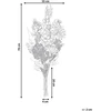 Beliani Dirbtinių gėlių puokštė LOURO 70 cm Balta