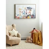 Beliani Drobė BIBBIENA su vaikišku motyvu 63 x 99 cm, spalvota