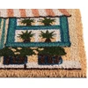 Beliani Durų kilimėlis CADIZ spalvotas 40 x 60 cm kokoso pluoštas