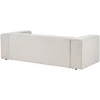 Beliani Dviejų vietų kampinė sofa VERNON šviesiai smėlio spalvos kairinė