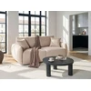 Beliani Dviejų vietų modulinė sofa MESNALI Bouclé, smėlio spalvos