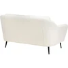 Beliani Dviejų vietų sofa EIBY, balta, šenilinė