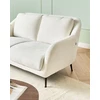 Beliani Dviejų vietų sofa EIBY, balta, šenilinė