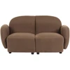 Beliani Dviejų vietų sofa JULE, ruda