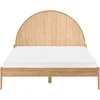 Beliani Dvigulė lova MASCORTEL 160 x 200 cm iš pušies medienos, šviesiai ruda