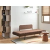 Beliani Dvivietė išskleidžiama sofa DOROTEA, Boucle, ruda