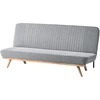 Beliani Dvivietė išskleidžiama sofa KALFAFEL, pilka