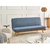 Beliani Dvivietė išskleidžiama sofa KALFAFEL, mėlyna