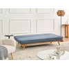 Beliani Dvivietė išskleidžiama sofa KALFAFEL, mėlyna