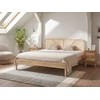 Beliani Dvivietė lova BELLEME 180 x 200 cm iš pušies masyvo, šviesiai ruda