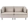 Beliani Dvivietė modulinė sofa EGERIS, smėlio spalvos