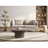 Beliani Dvivietė modulinė sofa EGERIS, smėlio spalvos