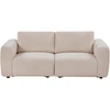 Beliani Dvivietė modulinė sofa KIVVIK Bouclé, smėlio spalvos