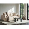 Beliani Dvivietė modulinė sofa MESNALI Boucle, kreminė balta