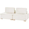 Beliani Dvivietė modulinė sofa TIBRO, balkšva