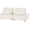 Beliani Dvivietė modulinė sofa TIBRO, balkšva
