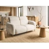 Beliani Dvivietė sofa ARTUNA Bouclé, balkšva