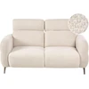 Beliani Dvivietė sofa ARTUNA Bouclé, balkšva