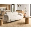 Beliani Dvivietė sofa ARTUNA Bouclé, balkšva