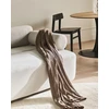 Beliani Dvivietė sofa ELVA, kreminė balta